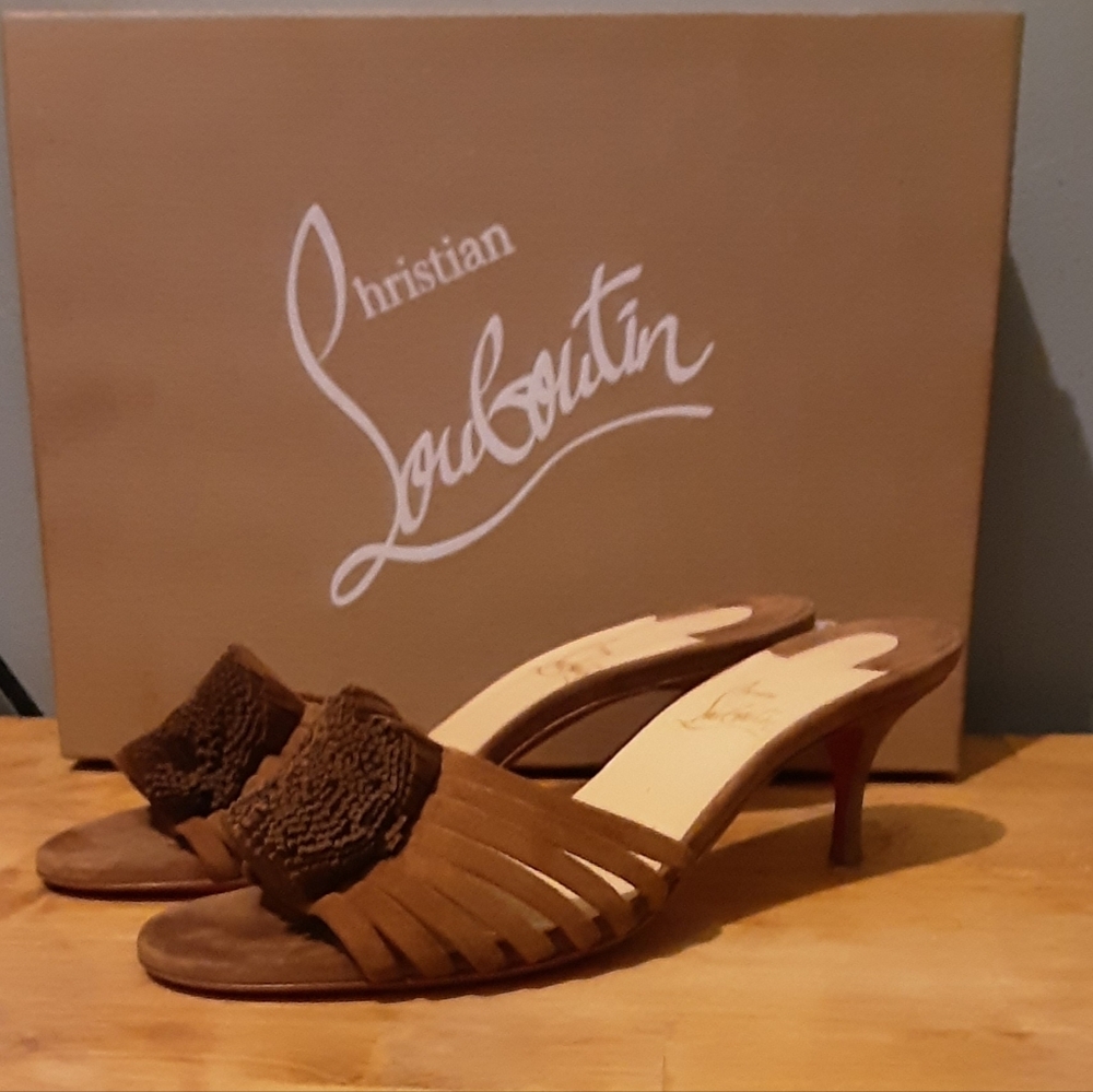 Christian Louboutin Belbrossa 55 mules.